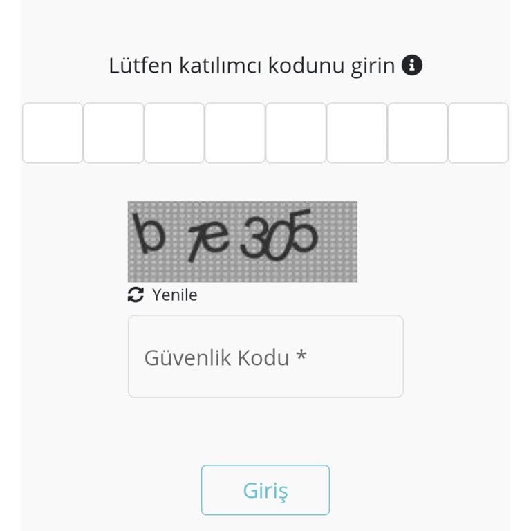 Sınav Linki İçin Katılımcı Kodu Gelmedi, Sınava Giremiyorum