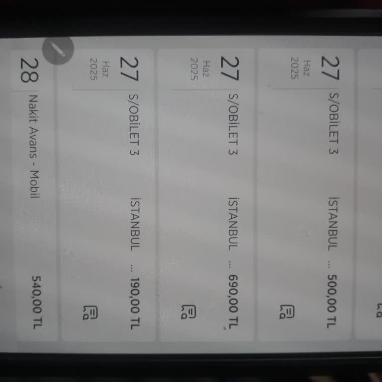 Fazladan Kesilen Bilet Ücretinin İadesini Talep Ediyorum