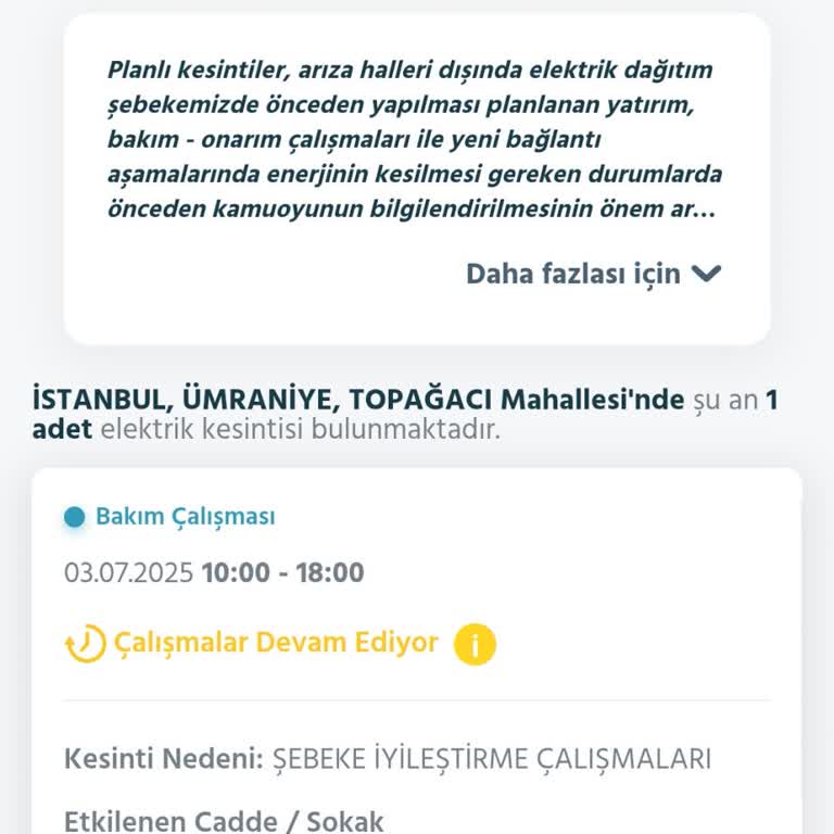 Sürekli Ve Plansız Elektrik Kesintileri Mağduriyet Yaratıyor
