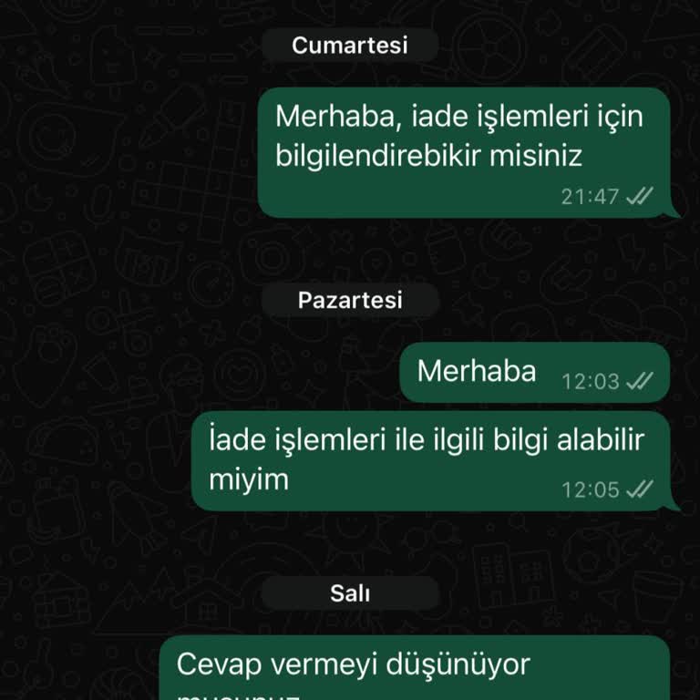 İade Talebime Yanıt Alamıyorum