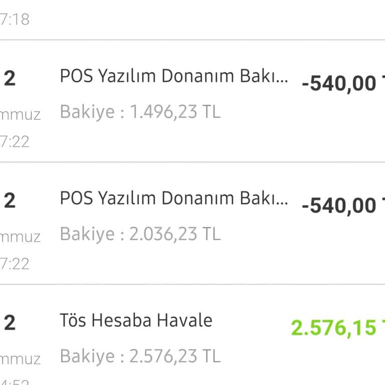 Pos Cihazı İçin Haksız Bakım Ücreti Kesintisi Ve Sözleşmeye Aykırı İşlem
