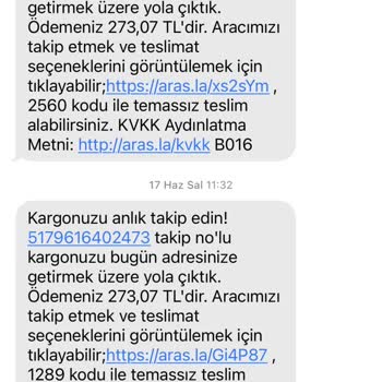 Aras Kargo Teslimatında Sorumluluk Eksikliği Ve Mağduriyet