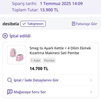 N11den Aldığım Ürün İptal Edildi Para İadesi Taksitli Yapılacak