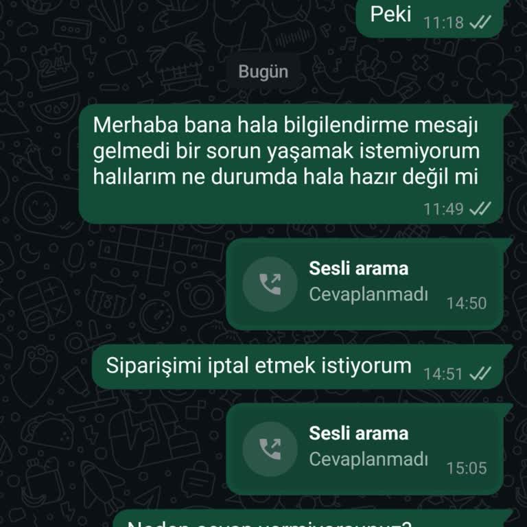 Sipariş Sonrası Sessizlik Ve İletişimsizlik Mağduriyeti