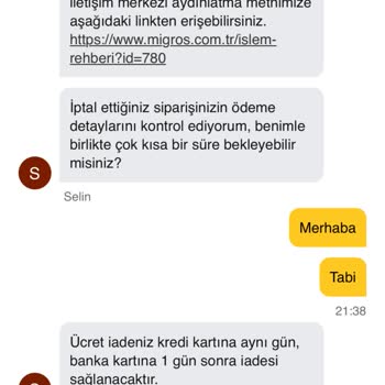 Migros Sanal Market İade Sürecinde Büyük Sorumsuzluk