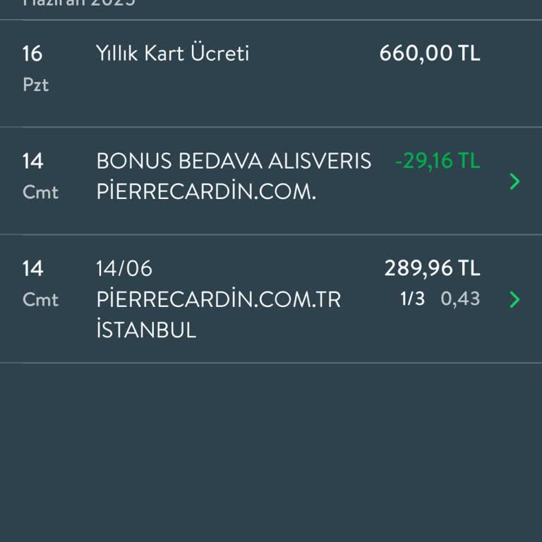 Kredi Kartıma Bilgim Dışında Yıllık Ücret Yansıtıldı