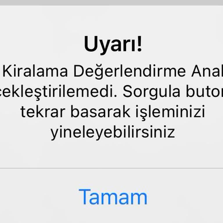 Budget (budget.com.tr) Yüksek Kredi Notuma Rağmen Araç Kiralayamıyorum