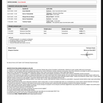 Teknik Serviste Teslimat Gecikmesi Ve İletişim Sorunları Yaşadım