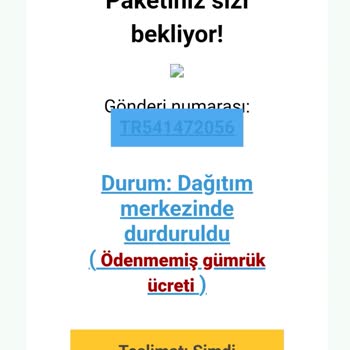 Şüpheli Kargo Mesajları Ve E-posta Bildirimleri Hakkında