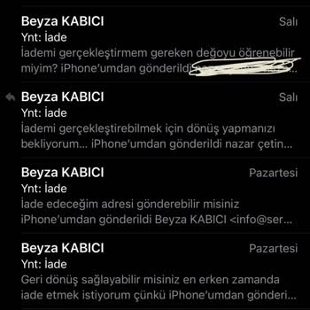 Hayal Kırıklığı Yaratan Ürün Ve İade Süreci: Müşteri Hizmetleri Sıfır