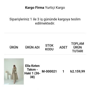 Siparişim Hakkında Bilgi Ve İade Sorunu Yaşıyorum