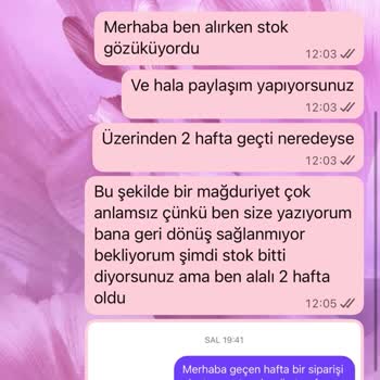 Siparişim Gönderilmiyor, Satıcıdan Yanıtsız Kaldım