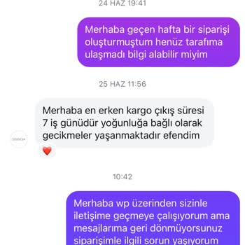 Siparişim Gönderilmiyor, Satıcıdan Yanıtsız Kaldım