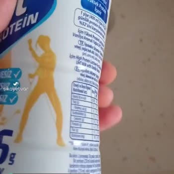 İçim Protein Süt Tarihi Geçmemiş Olmasına Rağmen Bozuk Çıktı!
