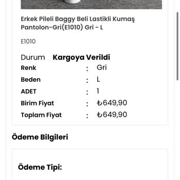 Pantolon İadesinde Eksik Ve Gecikmeli Para İadesi Sorunu