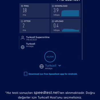 Ödediğim Hızın Çok Altında İnternet Ve Çözüm Yok