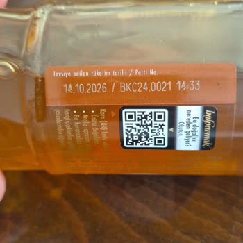 Satın Alınan Balda Beyaz Noktalar Görülmesi Hakkında Şikayet