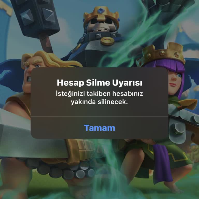 I Report Clash Royale Account Stuck in Deletion Loop, Cannot Access Main Account