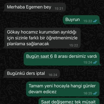 Satın Aldığım İngilizce Dersler Verilmedi, Paramın İadesini İstiyorum