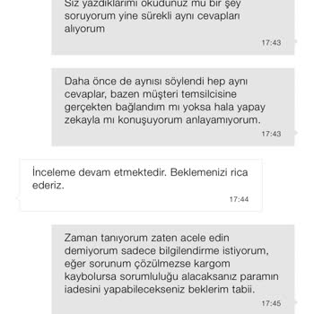 Zara Müşteri Hizmetleri Kargo Sorunuma İlgisiz Kaldı