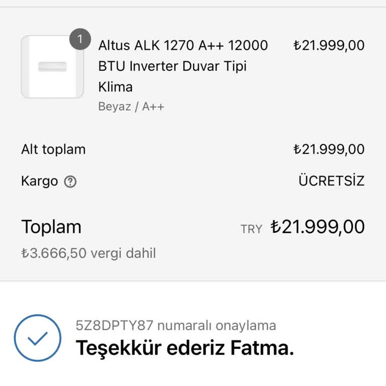Klima Siparişi Sonrası Ne Ürün Var Ne Para İadesi İletişim Tamamen Koptu