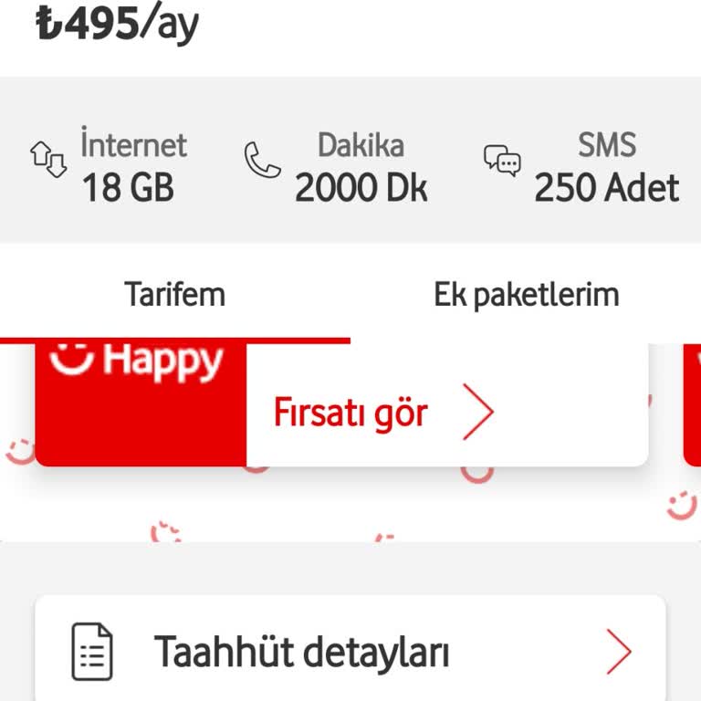 Vodafone Red Tarifede Uygun Fiyat Seçeneği Sunulmaması