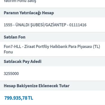 Halkbank Fon Satışında Bilgi Dışı Vergi Kesintisi ve Para İadesi Talebi
