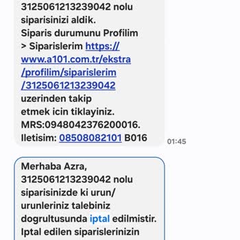 İptal Edilen Siparişin Ücreti Hatalı Şekilde Yansıtıldı