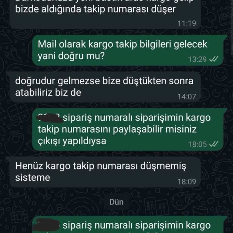Kargo Takip Bilgileri Paylaşılmıyor, İptal Talebim Karşılanmıyor