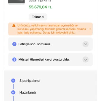 Hepsiburada Ve Satıcıdan Teslim Edilmeyen Klima, Mağduriyet Ve İlgisizlik