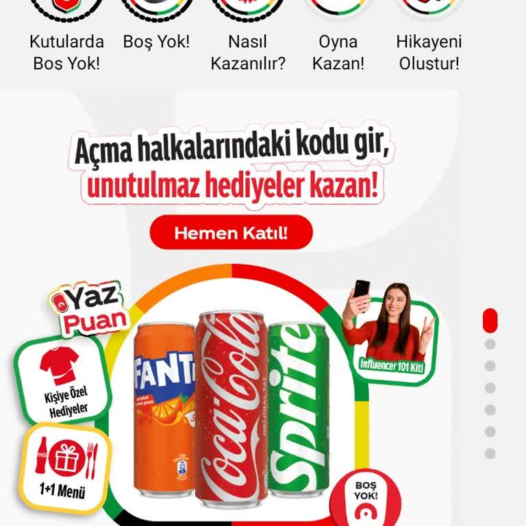 Coca-Cola Daha Daha Uygulamasında Puanlarım Haksız Yere Sıfırlandı
