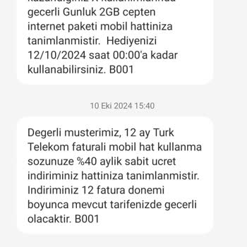 Türk Telekom'dan Haksız Ceza Ve Şebeke Sorunu Mağduriyeti