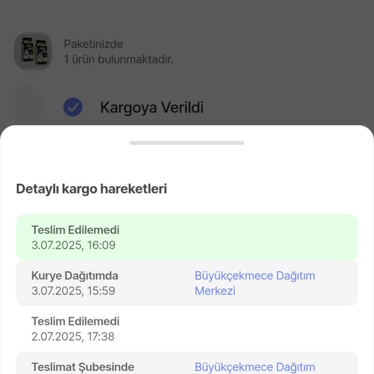 Kargo Şirketinin Keyfi İade Ve Dağıtım Sorunu