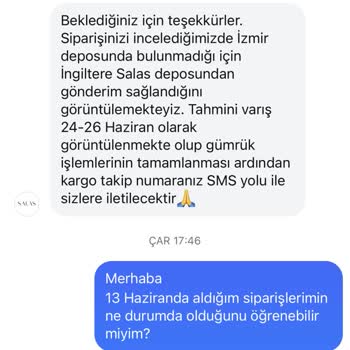 Sipariş Sonrası Oyalama Ve Para İadesi Talebi