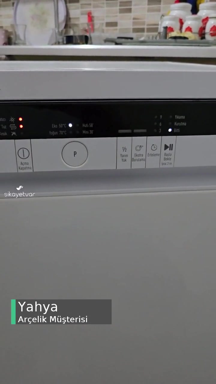 Arçelik 6344 Bulaşık Makinası Kronik Sorunu videonun kapak resmi