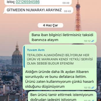 Arızalı Ürün Sonrası Yaşanan İletişim Ve Ödeme Sorunları