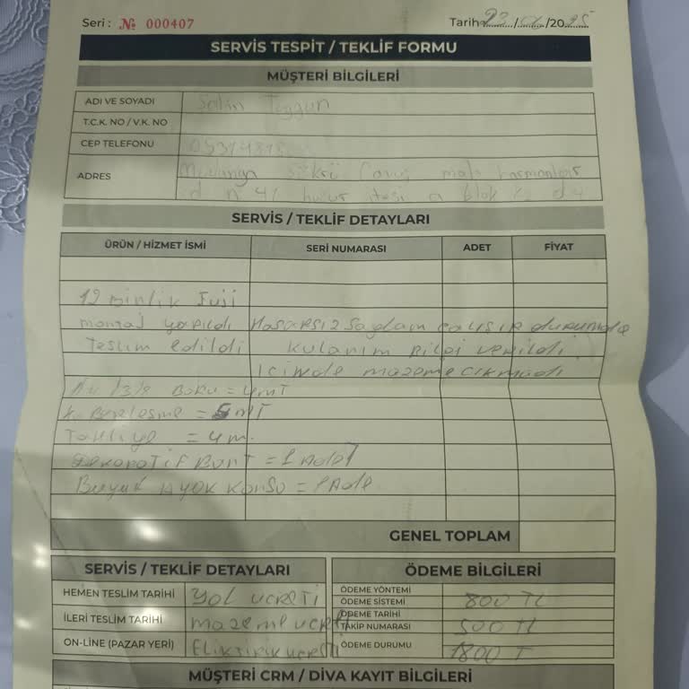 Fujiplus Klima Montajında Beklenmedik Ücret Alındı