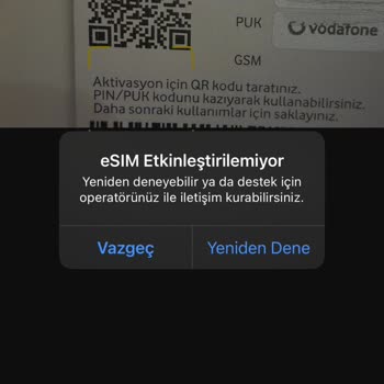 Vodafone Bayi Ve Müşteri Hizmetlerinden Çözüm Alamıyorum: Esim Başvurumda Mağduriyet Yaşıyorum