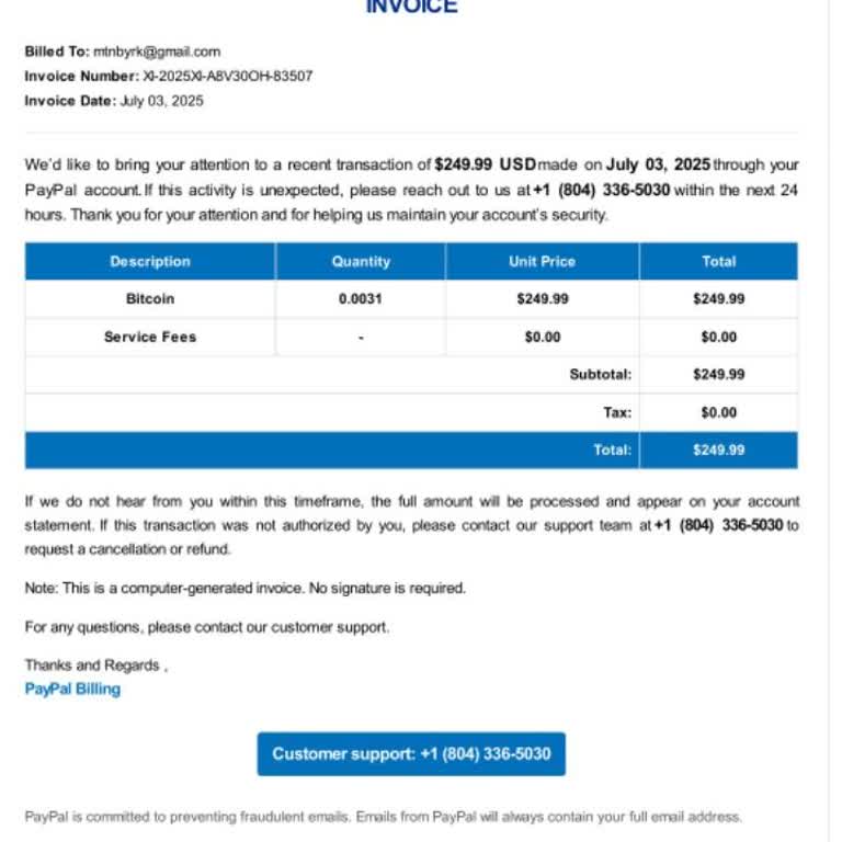 PayPal Hesabım Olmadan Fatura Kesildi