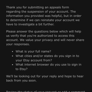 Etsy Mağazam Sebepsiz Askıya Alındı Ve Ücretlerim İade Edilmedi