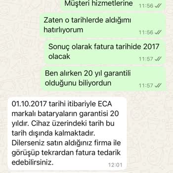 ECA'nın 20 Yıl Garanti Vaadi Fatura Engeline Takıldı, Mağduriyet Yaşadım