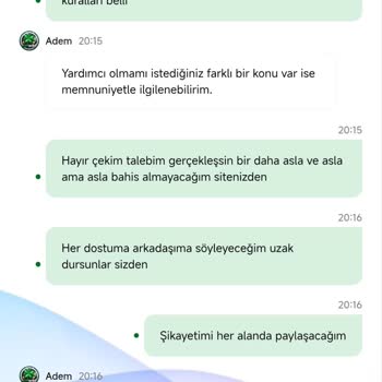 Kazanç Çekim Talebim Sebepsiz İptal Edildi, Bakiye Sıfırlandı