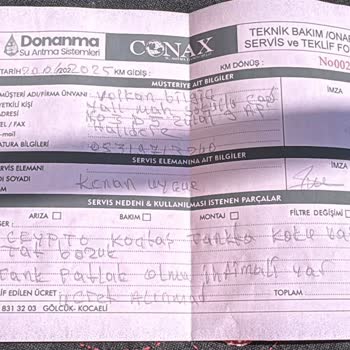 Su Arıtma Pompası Değişimi İçin Sürekli Oyalama