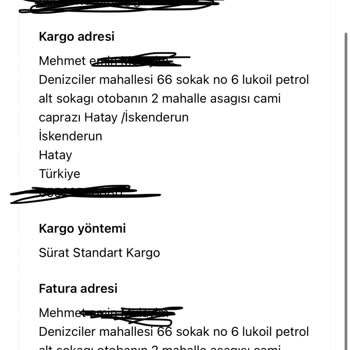 Siparişim Yanlış Adrese Gitti Notum Eklenmedi Hediye Sürprizi Bozuldu