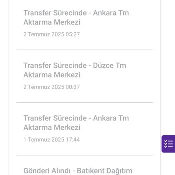 Ankara İçi Kargo Düzce'ye Yönlendiriliyor