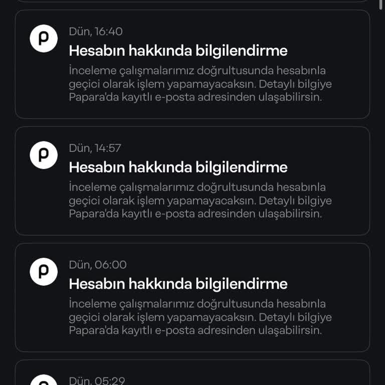 Papara Hesabım Bir Aydır İncelemede, Mağduriyetim Artıyor