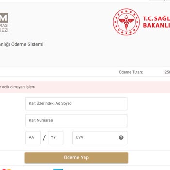 E-Devlet | Turkiye.gov.tr Ödeme Sorunu Nedeniyle Rapor Alamama Ve Müşteri Hizmetlerine Ulaşamama