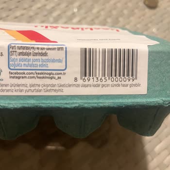 Son Kullanma Tarihi Olmayan Yumurta Hakkında Bilgi Talebi