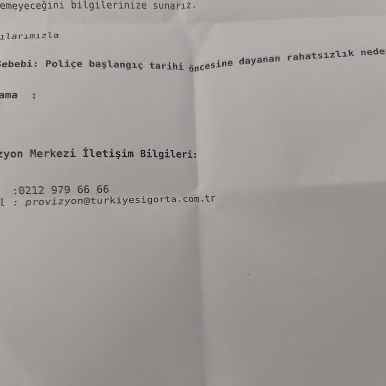 Sağlık Sigortam Reddedildi, Mağdur Edildik