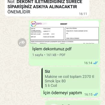 Sipariş Sonrası Engellenme Ve Ürünlerin Gönderilmemesi